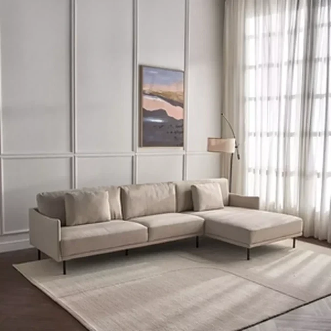 4-Seater Fabric Right Corner Sofa