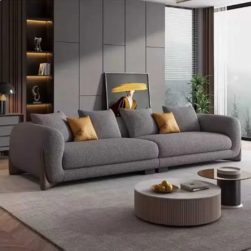 4-Seater Sofa – Fleece, High-Density, Multifunctional