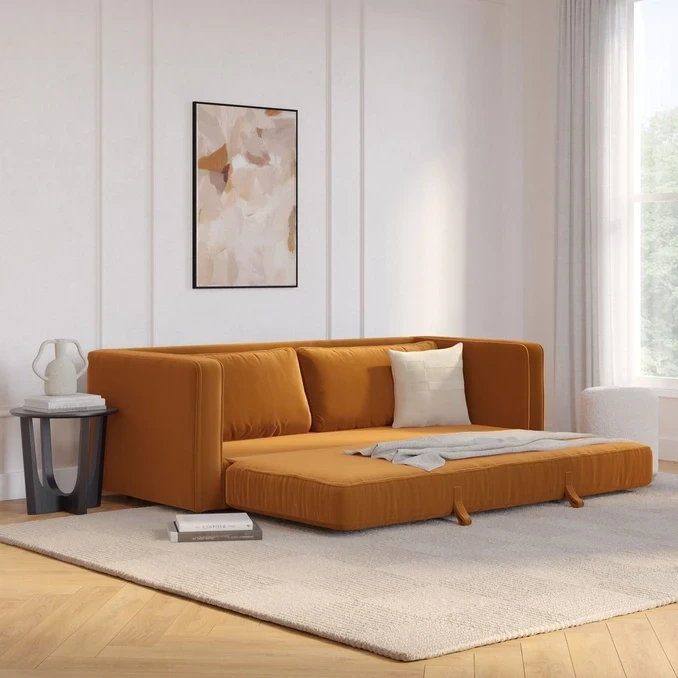 Best Tufted Velvet Sofa Bed