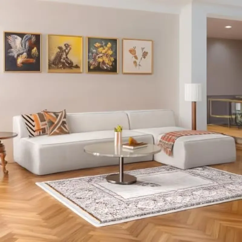 Celona Corner Sofa Bed Light Beige