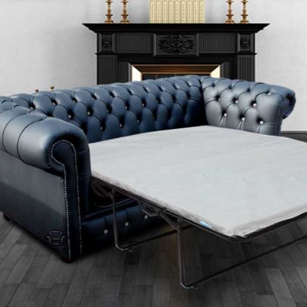 Classic Leather Sofa Bed