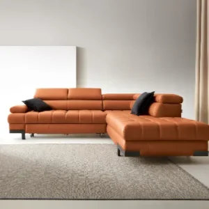 Corner Leather Sofa Beds 3