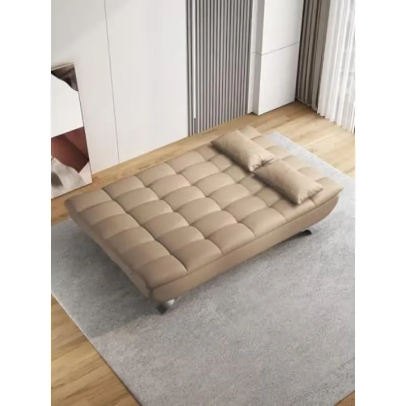Custom Made Faux Leather Sofa Bed